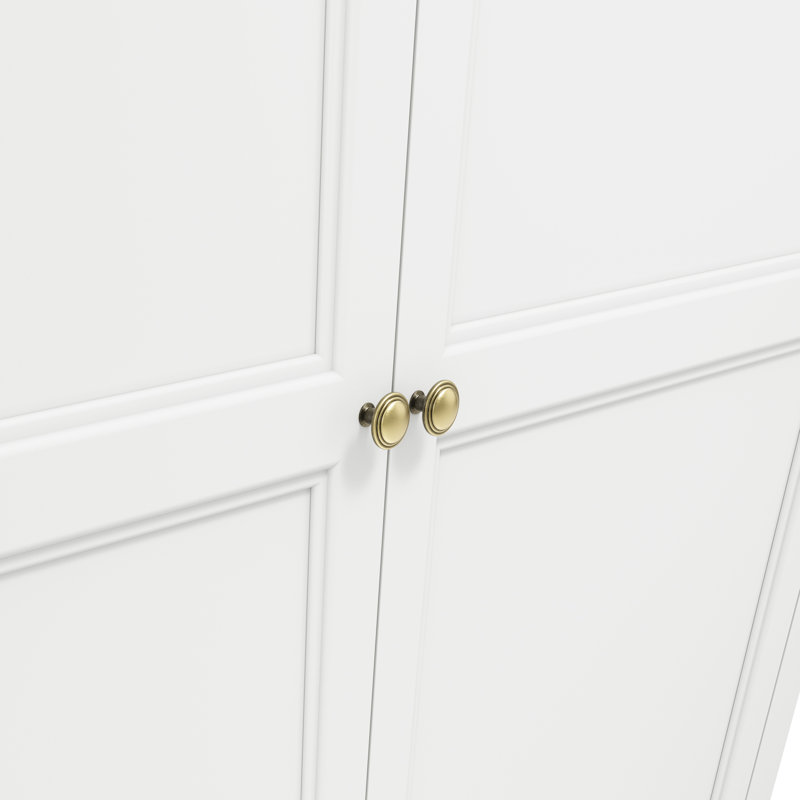 Matthews 2 Door Wardrobe, White
