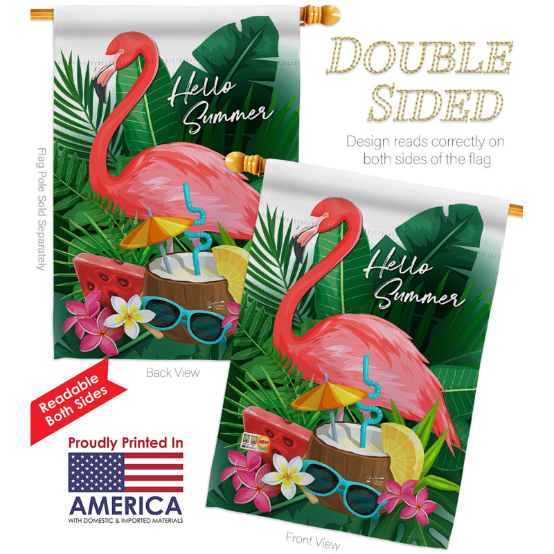 Ensemble de drapeaux en polyester 40 x 28 po Coastal