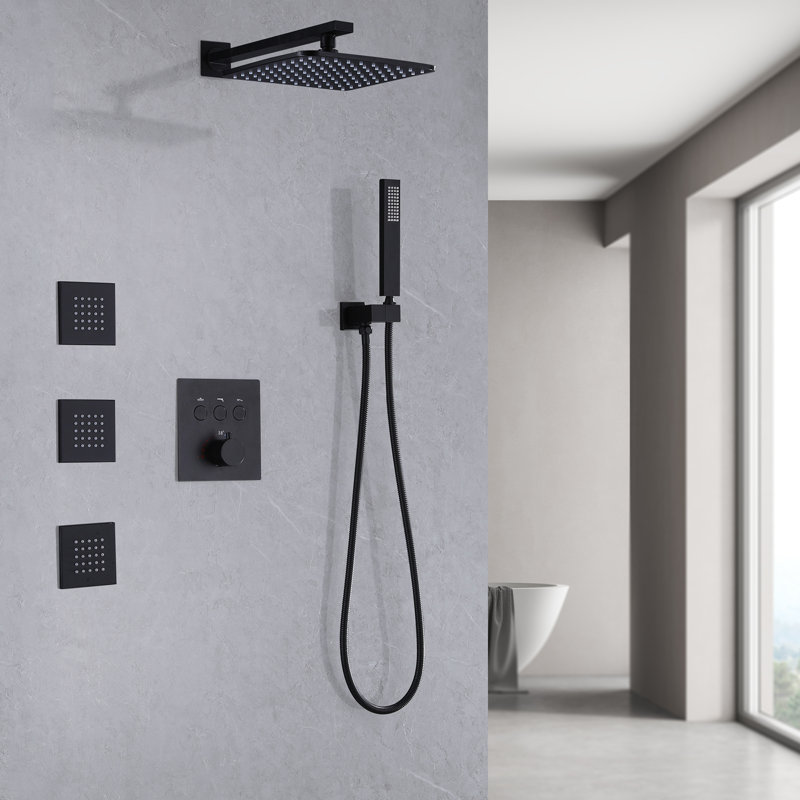 Thermostatic All-In-One Kit with Rough in-Valve