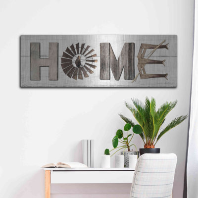 Rustic Home II' by Lori Deiter, Metal Wall Art