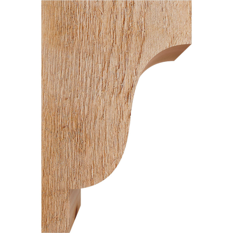 Newport Corbel, H 12 po x l 4 po x P 8 po, Cèdre rouge, Sciage brut