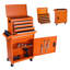 Coffre à outils, armoire de rangement à outils à 5 tiroirs avec coffre à outils amovible, doublure, roues verrouillables universelles, tablette réglable, mécanisme de verrouillage, chariot à outils en métal pour atelier de garage-121656000