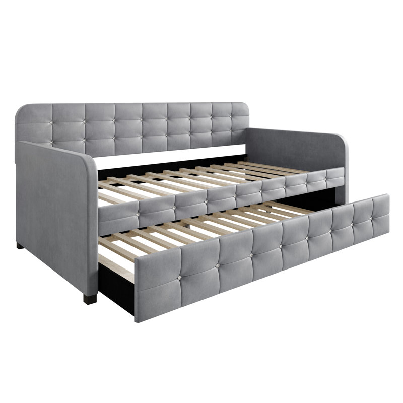 Giaimo Upholstered Twin Daybed, Gray