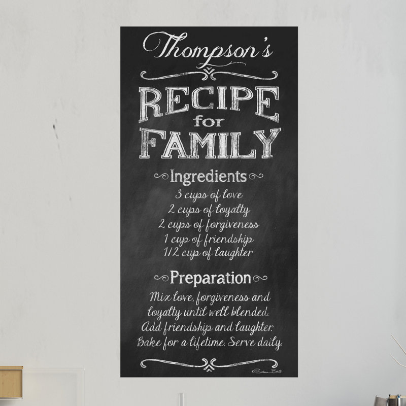 Text & Numbers Wall Decal, Yes