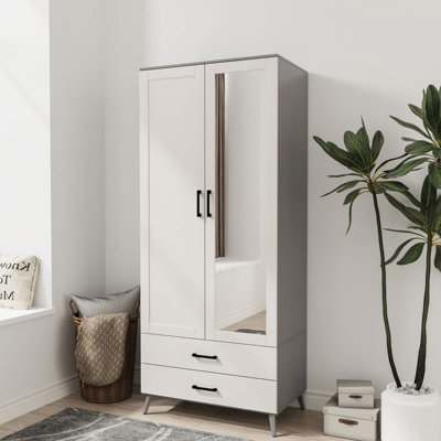 Bostick Solid Wood Wardrobe