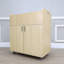 Children Infant Changing Table with Pad, Wooden Changing Table, Natural, Optiona Install Castors