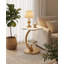 Pedestal End Table