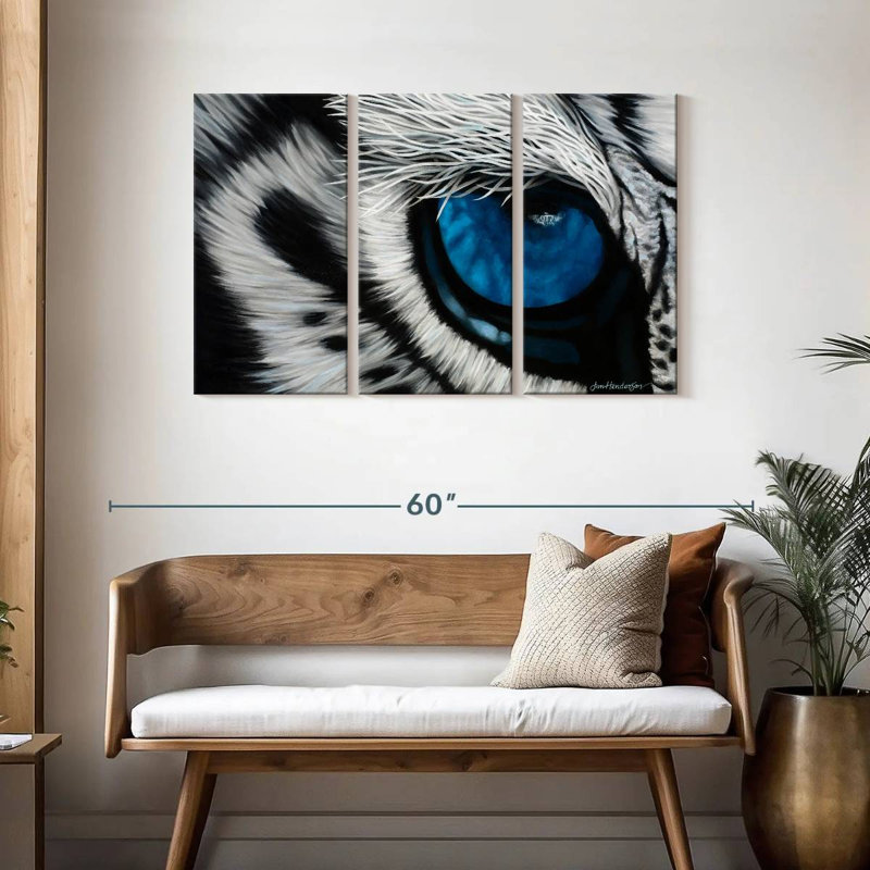 Brampt Blue Tiger Eye, 28" H x 45" W