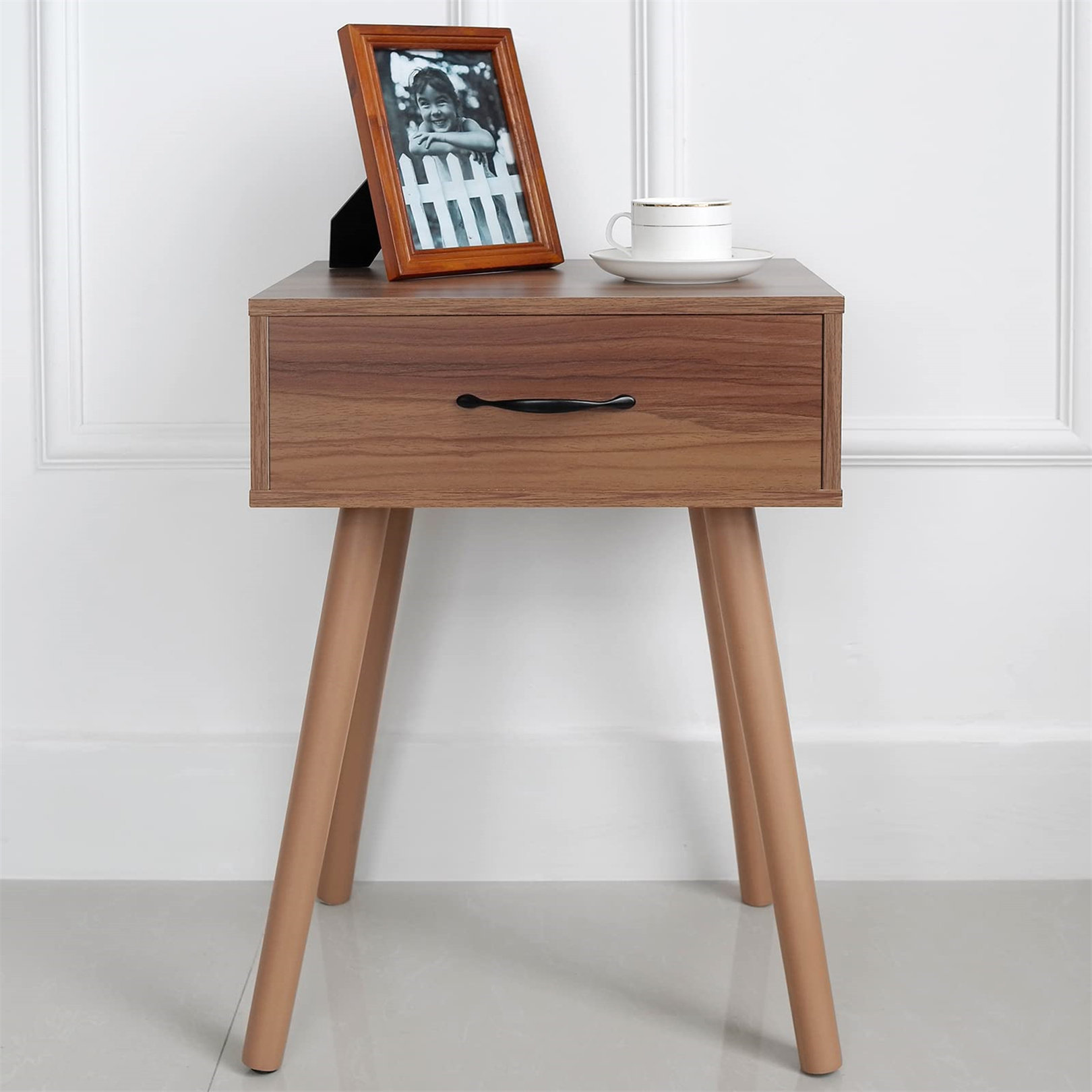 George Oliver Solid Wood Nightstand | Wayfair