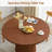 47.24" Round Pedestal Dining Table-560120298
