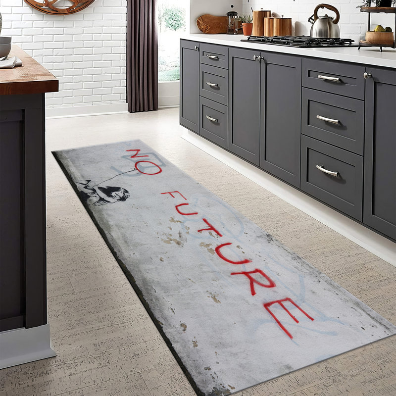 Stylish Non Woven Thin Type Printed Rug Featuring a Unique Geometric Design and Neutral Tones Perfect for Enhancing the Aesthetic Appeal of Any Living Space