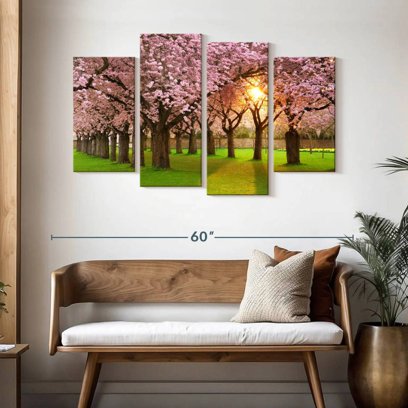Spring sakura lane Sireci, H 32 po x l 52 po