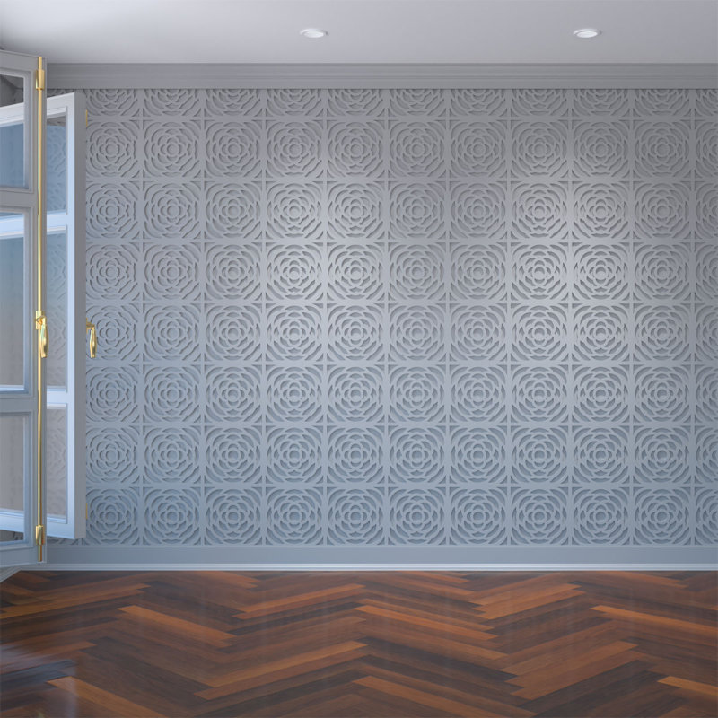 Panneaux muraux décoratifs Edinburg, H 11,375 po x l 11,375 po x P 0,375 po