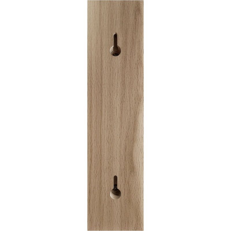 Support en bois Reece, Chêne rouge, 10.25" H x 2.5" W x 10.75" D