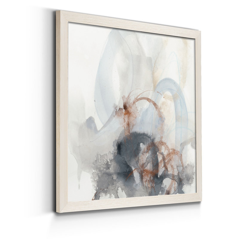 « Supposition II », reproduction d’art sur toile encadrée, H 27,5 po x l 27,5 po x P 1,5 po, Cadre blanc