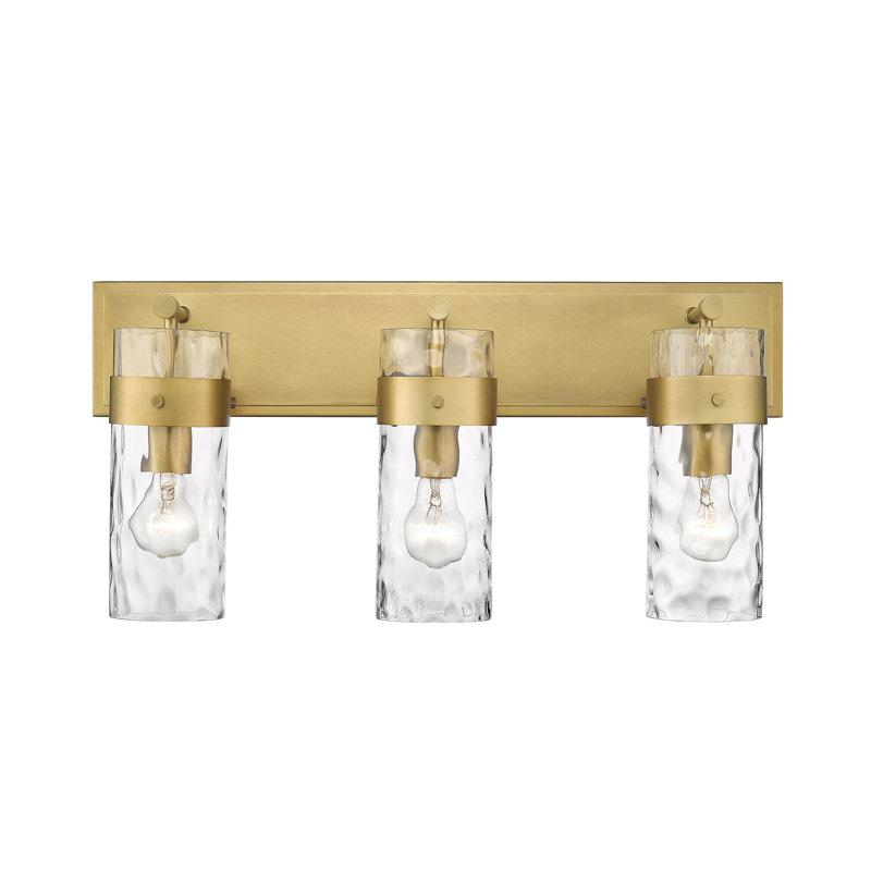 Aultman 3 - Light Dimmable Vanity Light, Rubbed Brass