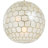 Abbington 1-Light Handcrafted Capiz Shell Globe Pendant-177897792-177897795