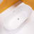 67" Freestanding Soaking Acrylic Bathtub With Chrome Toe-Tap Drain-115660081