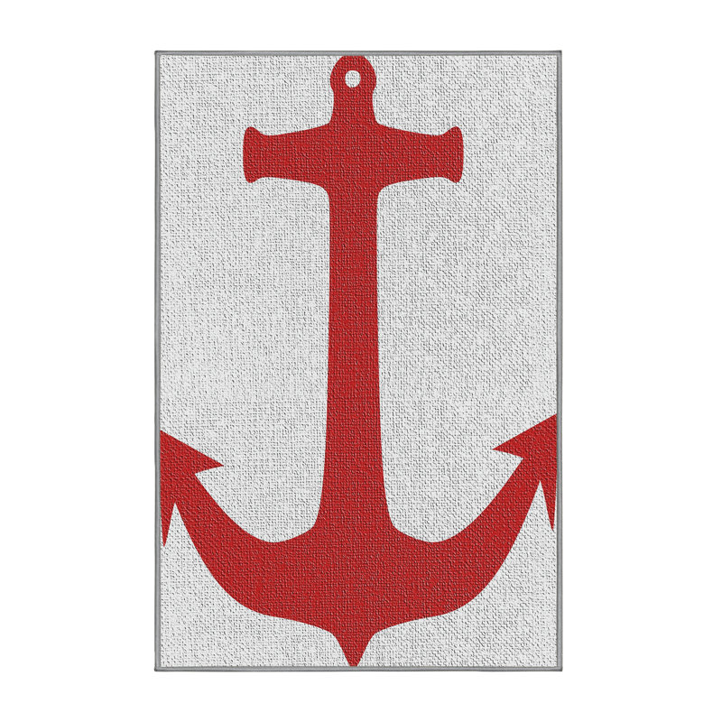 Tapis rouge Anchor, Rectangle 2 pi x 4 pi