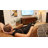 Santo Genuine Leather Swivel Power Recliner-107225107