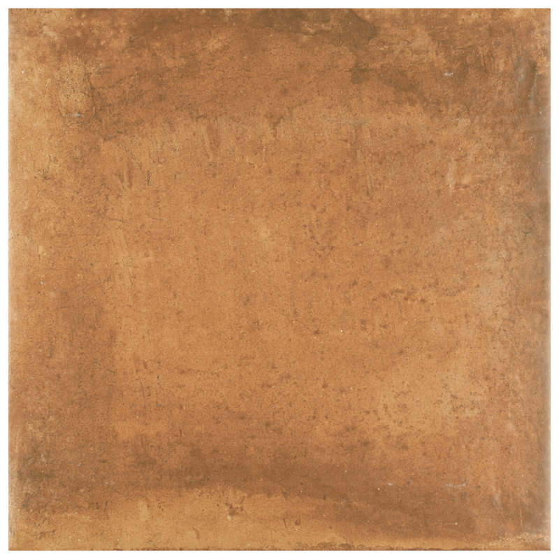 Rustic 13" x 13" Porcelain Stone Look Wall & Floor Tile, Cotto