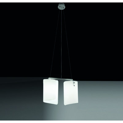2 - Light Satin Unique/Statement Pendant