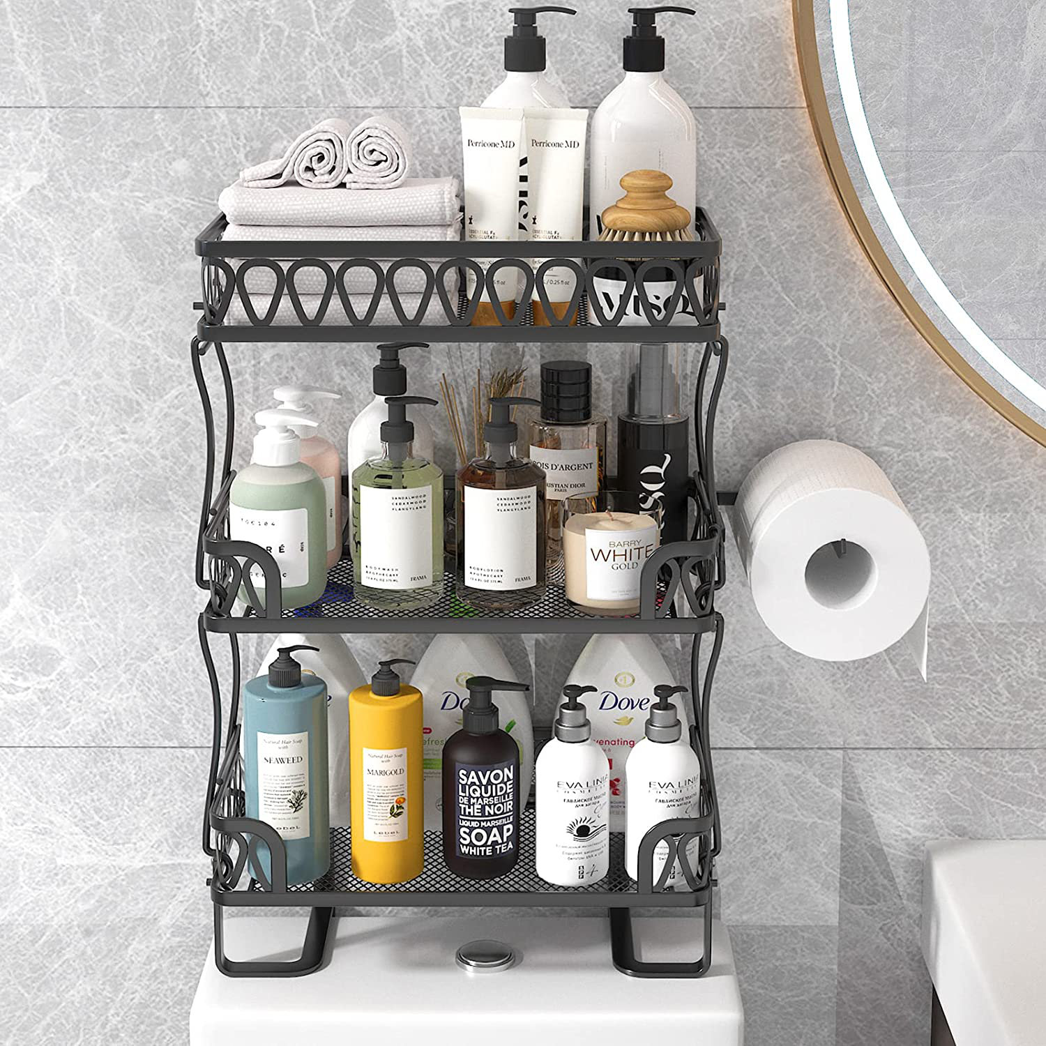 Kalessa Wall Bathroom Storage Furniture Set