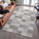 Premium Machine Washable Krause AMF1139 Geometric Rug