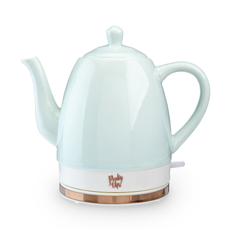 Noelle Ceramic Electric Tea Kettle, Green
