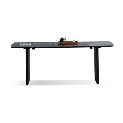 Table de salle à manger rectangulaire noire