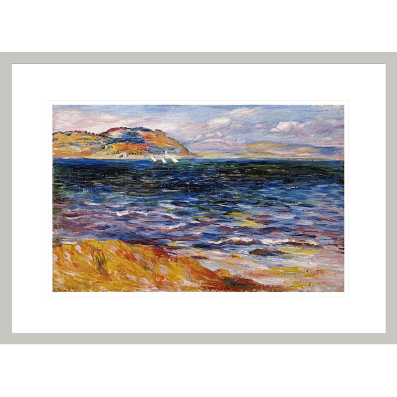 Bordviera, Pierre-Auguste Renoir, impression giclée sur cadre, 16,02 po H x 21,75 po L