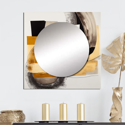 Maeanna - Miroir carré moderne pour décoration murale