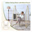 Chaise de hamac balançoire en macramé avec support Swing Chair