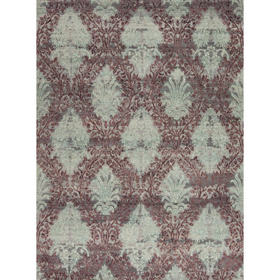 Très Jolie Hand Knotted Wool Area Rug