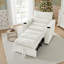 Fauteuil inclinable convertible 3-en-1 en velours-1399587675