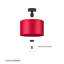 Trece Solid Wood Flush Mount-61564826-61564828