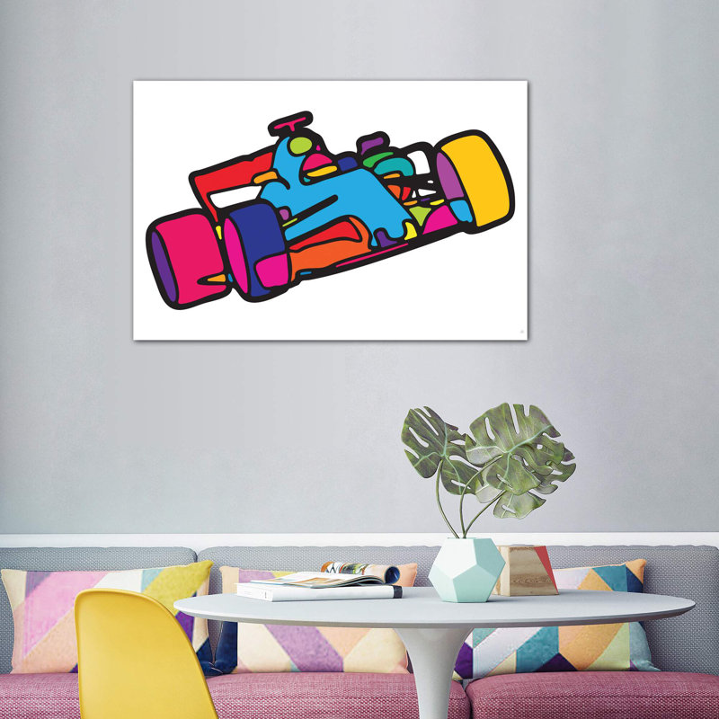 "F 1" par Yoni Alter - impression sur toile, H 40 po x l 60 po x 1,5 po, Toile tendue