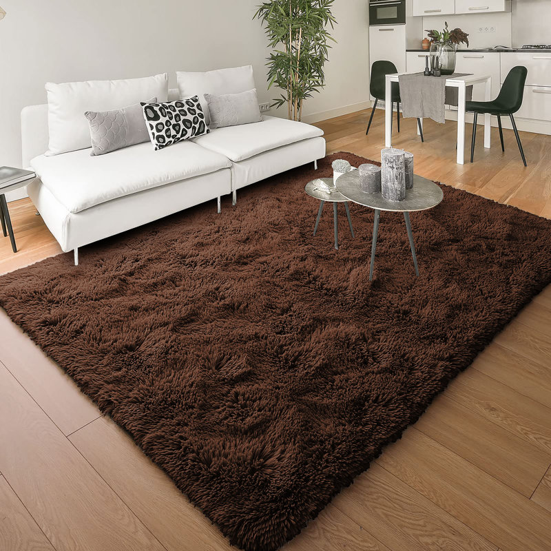 Tapis d'intérieur / extérieur brun Jenen, Rectangle 2 pi x 3 pi