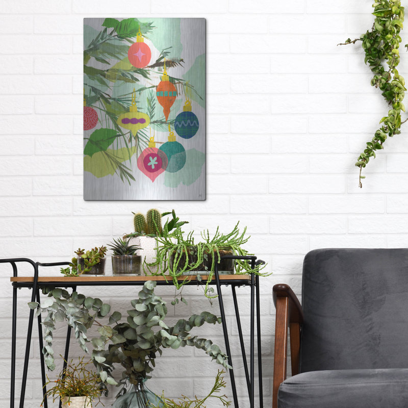 «Midmod Christmas» par Jenny Westenhofer, H 16 po x l 12 po
