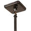 Luminaire suspendu carré à 1 lumière Seneca