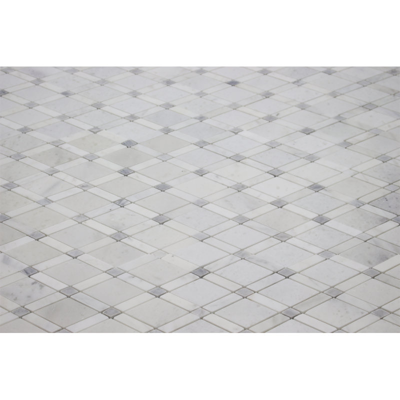 Diamant blanc mosaïque, Blanc