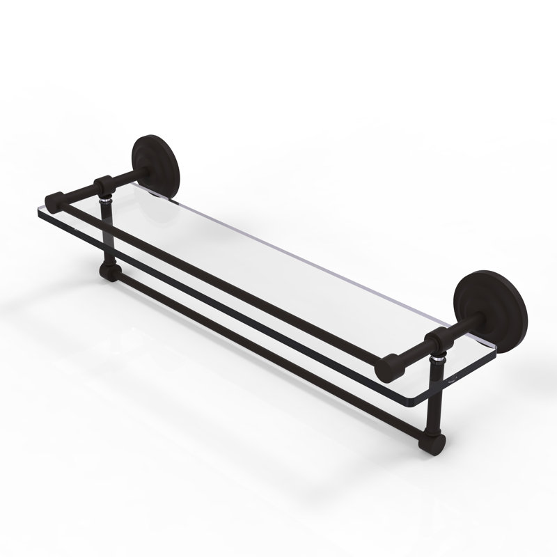 Leamore Bracket Shelf with Towel Bar, Oil Rubbed Bronze
