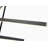 Burov 45-Inches Vega Chandelier Black Three Linear LED Integrated Adjustable