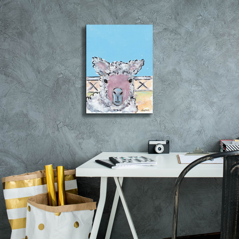 «Baa Baa» par Roey Ebert, estampe numérique sur toile, L 12 po x H 12 po