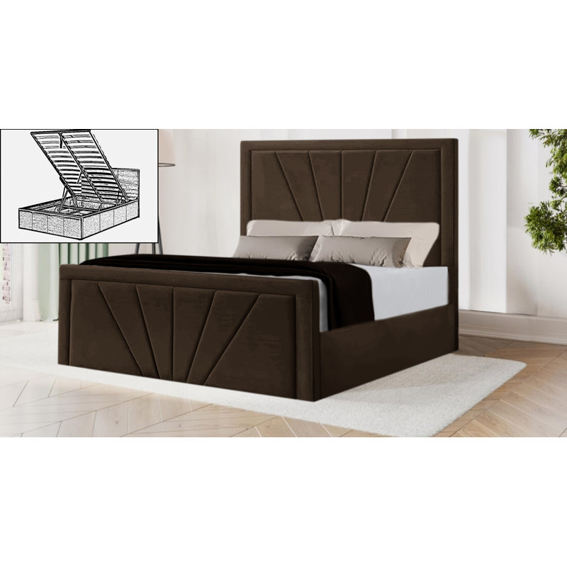 Atreau Storage Bed, Double (4'6), Brown