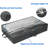 2 Pack Under Bed Storage Bin, Black