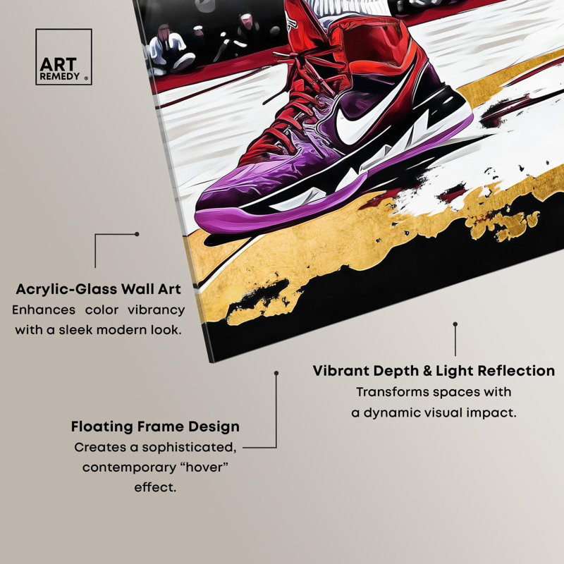 "Fired Up at the Court", impression sur toile par Art Remedy, H 40 po x l 40 po