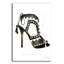 Art mural en verre Glitz and Glam V 'par Mercedes Lopez-2111349048