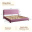 Lit plateforme tapissier Bensu Boucle-2123586220-2116099816