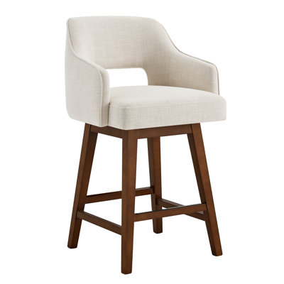 Tabouret de comptoir rembourré Lainey